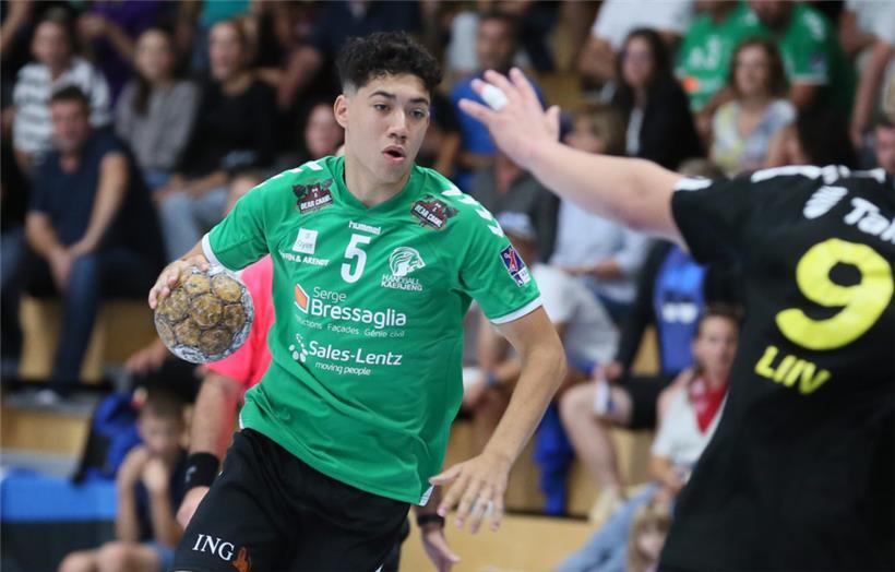 Noah Huberty gehört zu den jungen Talenten im Käerjenger Team
