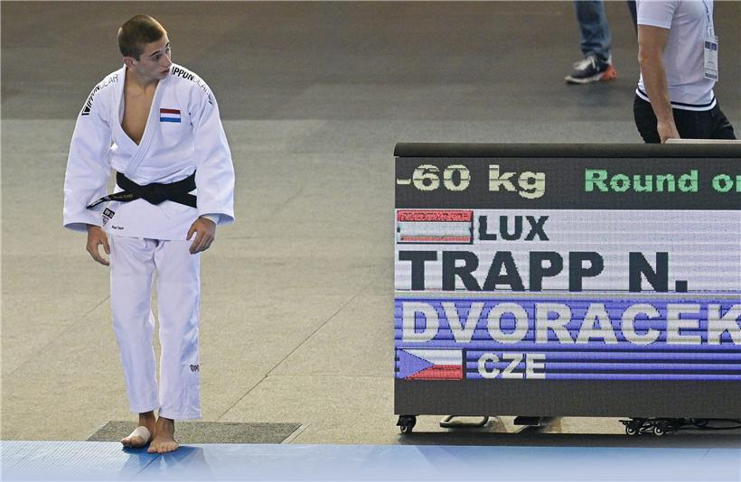 Noah Trapp ist der einzige Luxemburger Judoka, der bei der Junioren-EM in der Coque auf dem Tatami stand
