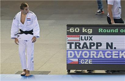 Noah Trapp ist der einzige Luxemburger Judoka, der bei der Junioren-EM in der Coque auf dem Tatami stand
