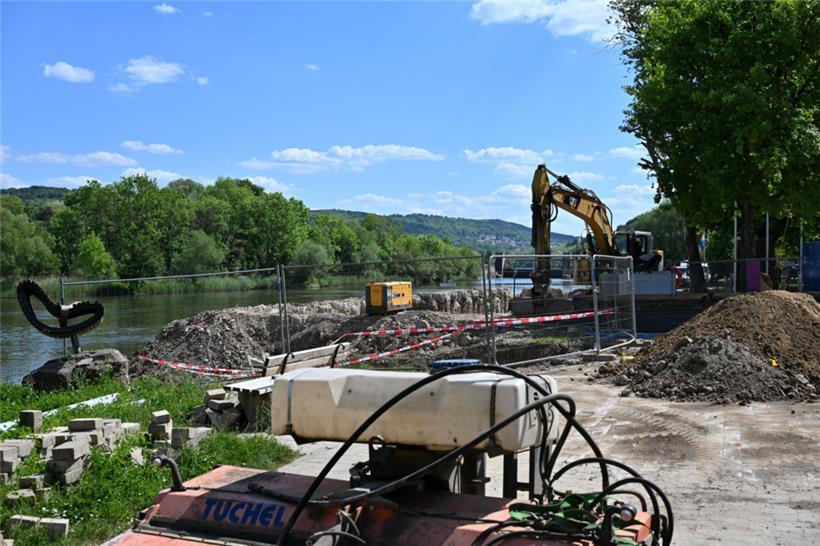 Noch ein Monat: An der Esplanade in Schengen sieht es noch ziemlich nach Baustelle aus
