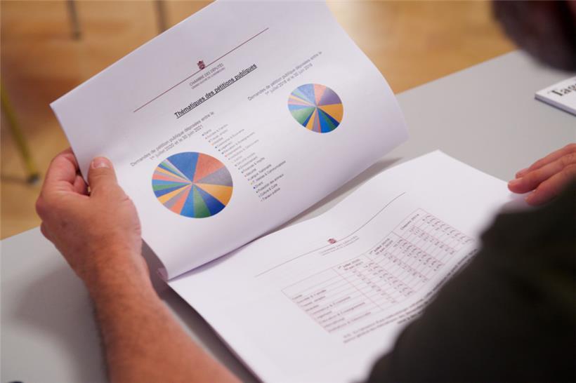 Noch nie wurden so viele Petitionen eingereicht wie im Parlamentsjahr 2021/2022
