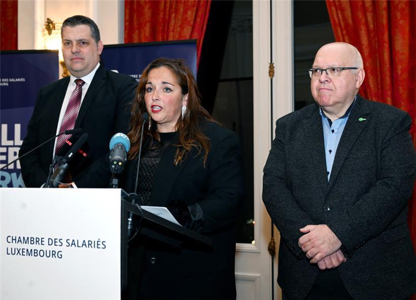 Nora Back bei ihrer Rede zum Neujahrsempfang
