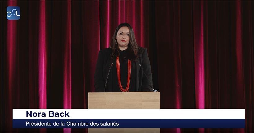 Nora Back hat die Neujahrsansprache dieses Jahr per Video gegeben
