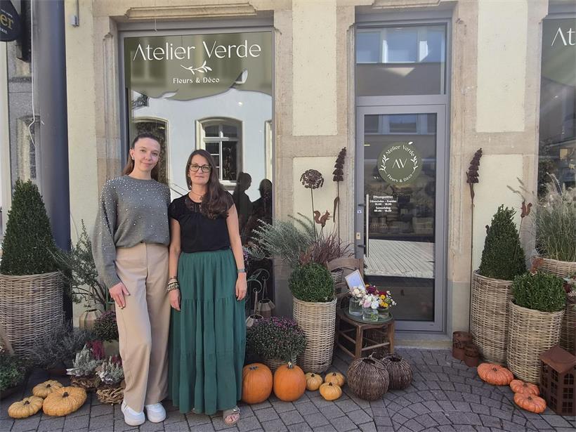 Nora Funck und Isabelle Bastian vom Atelier Verde in Grevenmacher