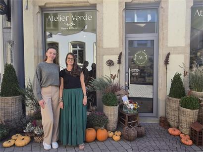 Nora Funck und Isabelle Bastian vom Atelier Verde in Grevenmacher