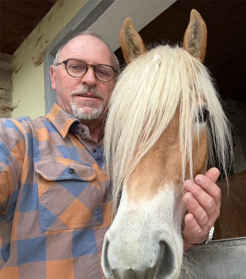 Norb mit Haflingerstute Evida