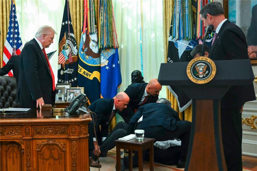 Noteinsatz im Oval Office: Ein Handelskrieg und ein zweifelhafter Versuch, den argentinischen Peso zu retten, könnten den USA noch zu schaffen machen
