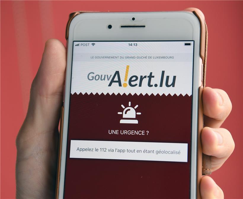 Notrufe absetzen und Warnungen verschicken soll die App GouvAlert
