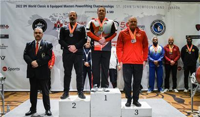 Notschaele holt Platz zwei. Links zu sehen ist – ebenfalls aus Luxemburg – IPF-Präsident Gaston Parage.
