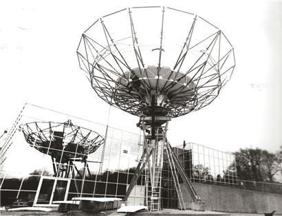November 1986: Bauarbeiten an der Zentrale in Betzdorf
