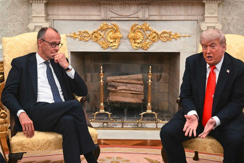 Nun hat auch der neue deutsche Kanzler Friedrich Merz ein Treffen mit Donald Trump im Oval Office überstanden
