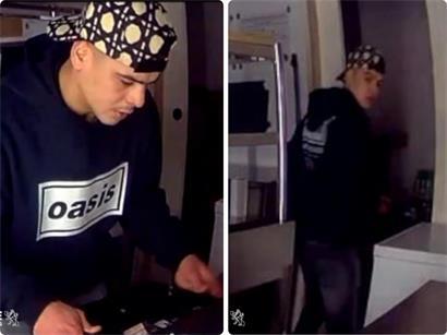 Nur einer der Täter ist auf den Bildern zu erkennen