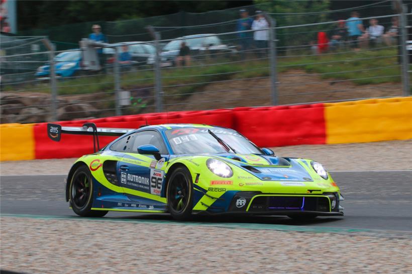 Nur ganz knapp geschlagen: Platz 2 für den Rutronik Porsche von Müller/Niederhauser/Picariello
