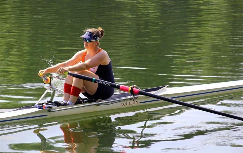Nur noch ein paar Schläge bis zur ersehnten Zielankunft in der Marina in Schwebsingen
