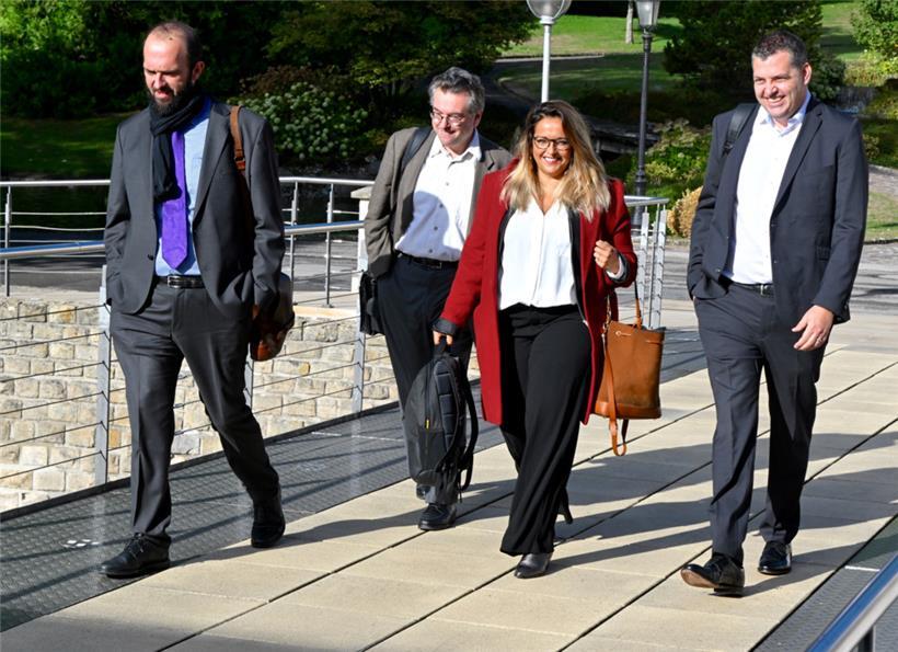 OGBL-Präsidentin Nora Back wollte nach den Verhandlungen an Tag zwei der Tripartite noch keine Details verraten
