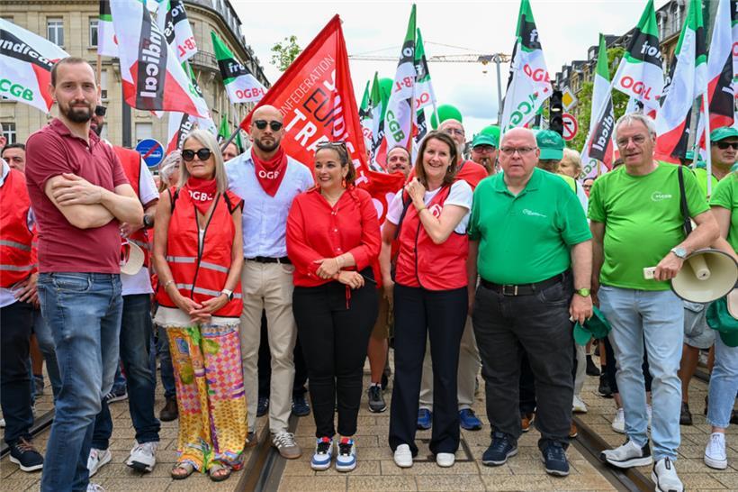 OGBL und LCGB hat der Arbeitskampf gegen die Regierung Frieden geeint
