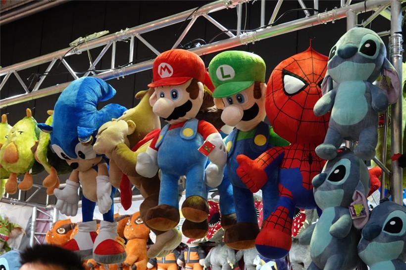 Ob Sonic, Spiderman, oder Stitch: Bei der LGX wurden viele Bereiche abgedeckt