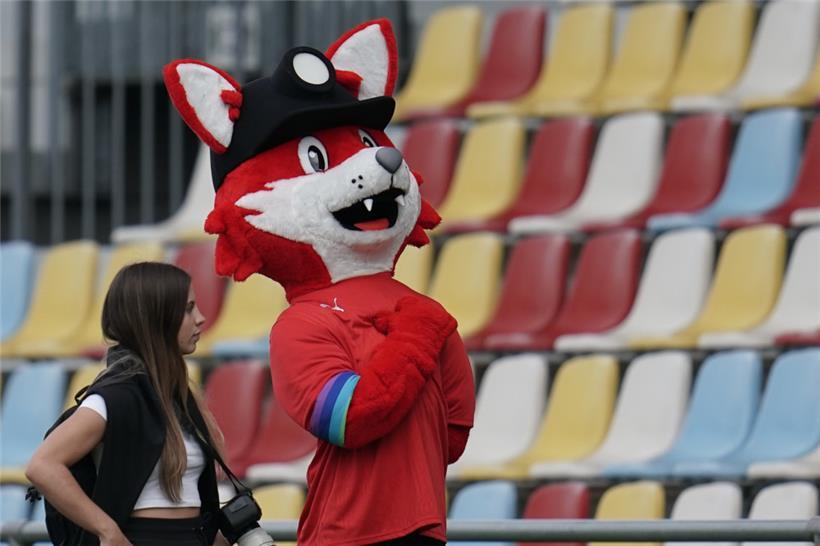 Ob der Differdinger Fuchs, namens Foxy, damit gerechnet hatte, dass das Topspiel eine Kartenflut mit sich bringen würde?
