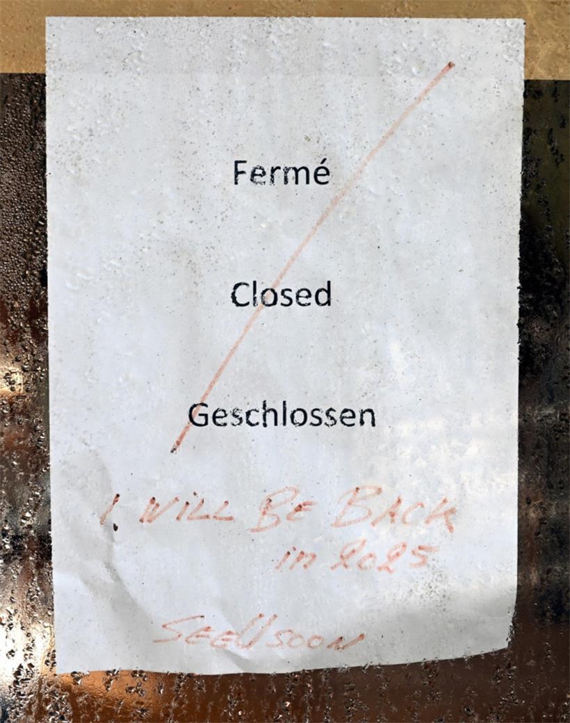 Ob hier wohl der Unternehmer Pascal Zimmer seine Absicht kundgetan hat?