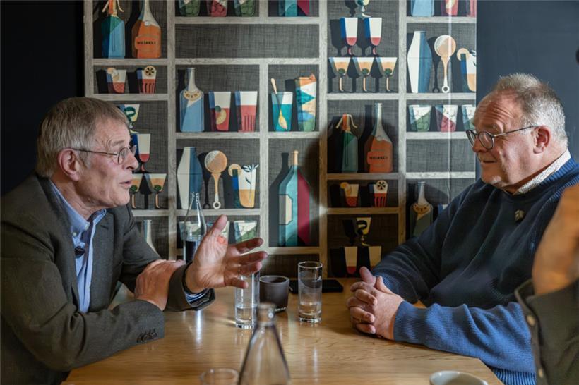 Ob in Brüssel oder an der Mosel: Boden und Schneider erinnern sich an eine Zeit, in der Weinbau noch echte Überzeugungsarbeit bedeutete
