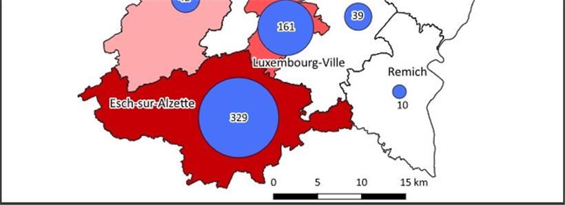 Offizielle Covid-19-Karte der Regierung
