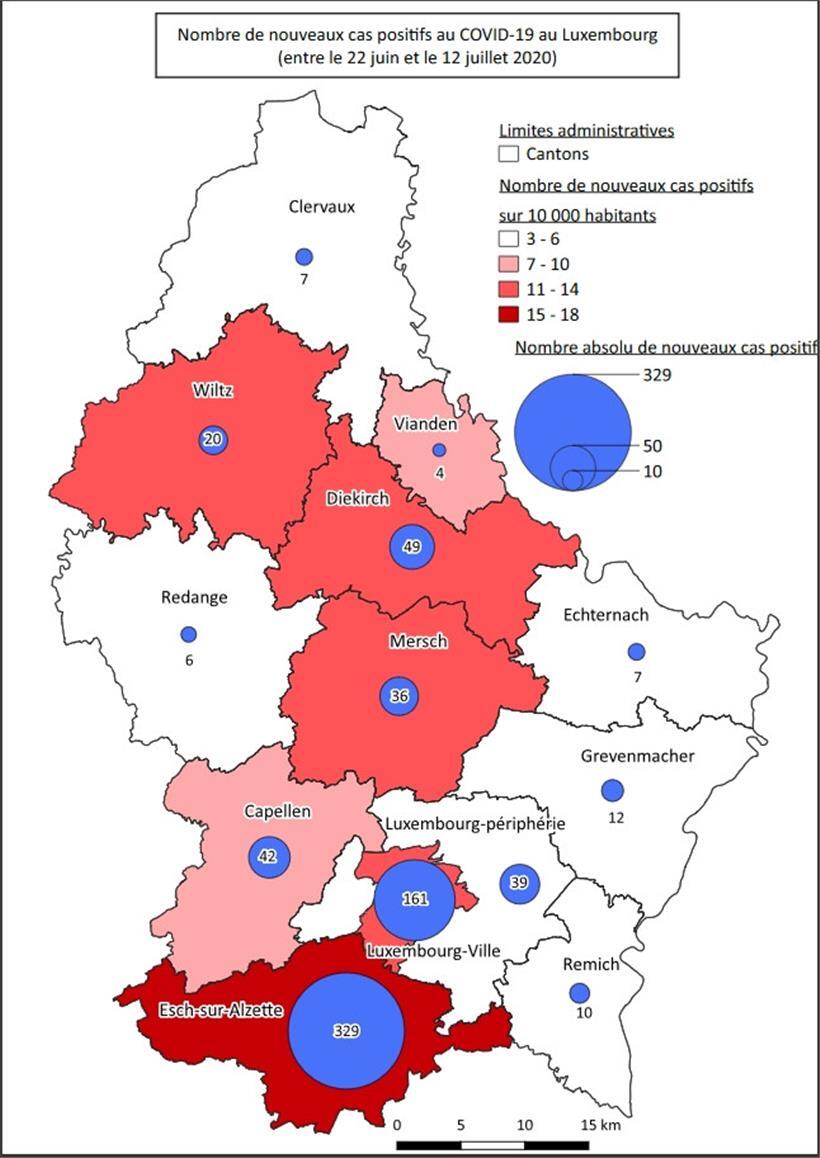 Offizielle Covid-19-Karte der Regierung
