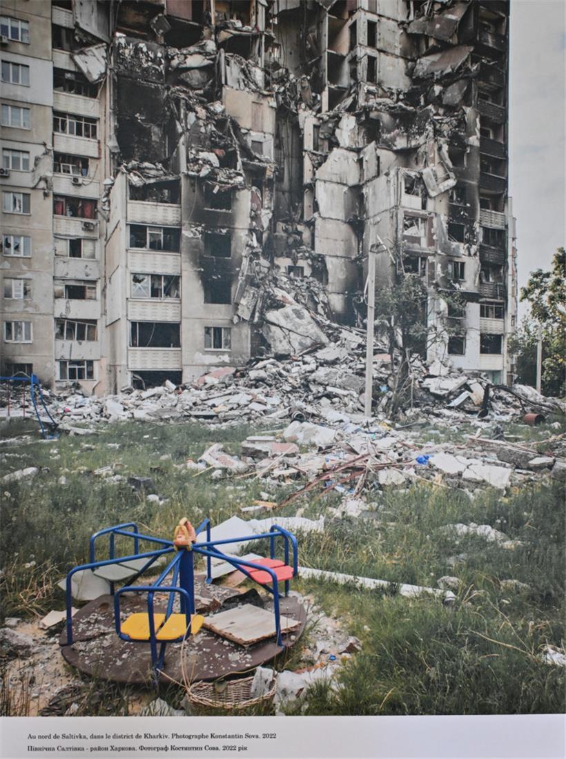 Offiziellen Angaben zufolge sind bisher 33,7 Millionen Quadratmeter Wohnraum durch Bombenangriffe zerstört worden
