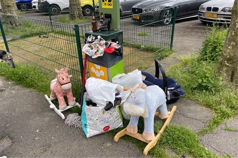 Oft wird auch Müll entsorgt, der eigentlich ins Recyclingcenter gehört
