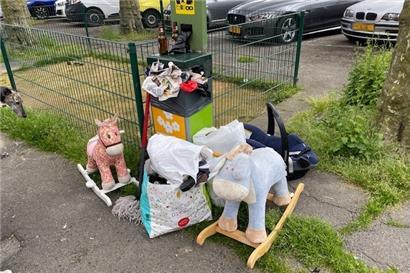 Oft wird auch Müll entsorgt, der eigentlich ins Recyclingcenter gehört
