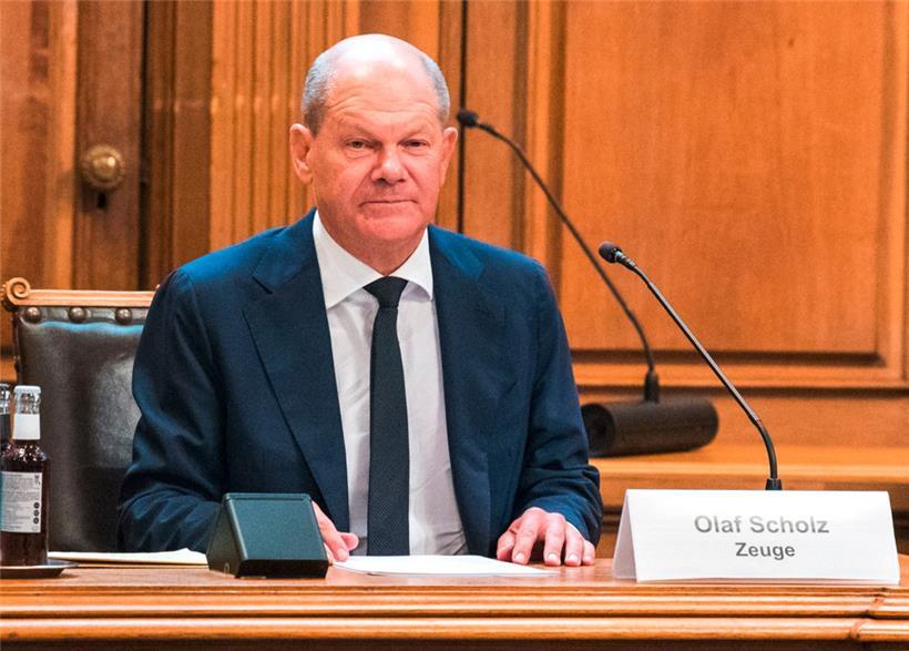 Olaf Scholz musste sich mal wieder in der Cum-Ex-Affäre verantworten
