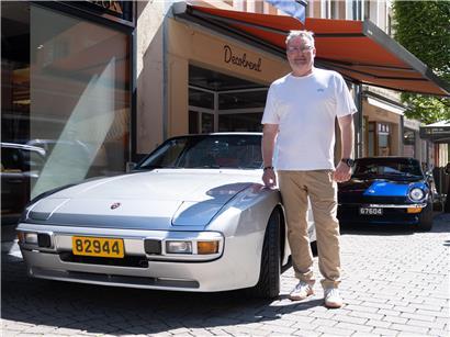 Olafur Sigurdsson mit selbst restauriertem 1974 Ford Bronco, klassisches Offroad-Fahrzeug nach vier Jahren Neuaufbau