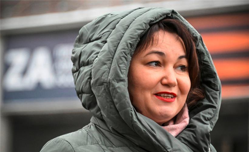 Olga Zukanowa, Mutter eines russischen Soldaten, der derzeit seinen Militärdienst leistet
