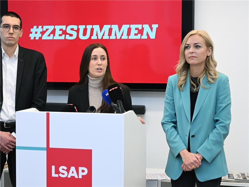 Olivier Cano, Liz Braz und Taina Bofferding stellten am Montag die Forderungen der LSAP in puncto Einwanderungspolitik vor