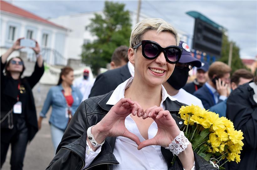 Oppositionsikone Maria Kolesnikowa drohen nun fünf bis zehn Jahre Arbeitslager
