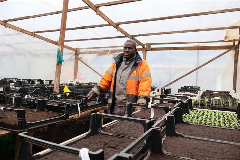 Ousmane ist eigentlich gelernter Dolmetscher, fand aufgrund seines Alters in Luxemburg aber keine Arbeit und wurde vom Arbeitsamt zum CIGL geschickt
