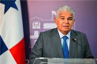 Panamas Präsident José Raúl Mulino gab die Entscheidung seines Landes gestern bekannt
