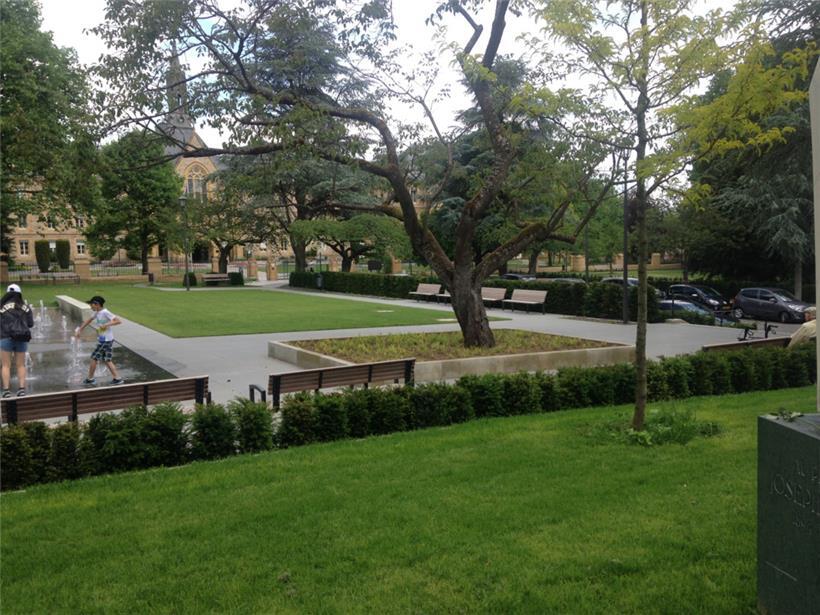 Parc Pesactore: emplacement de l’ancien quinconce
