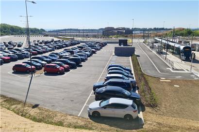 Park and Ride zwischen Autobahn und Tram: der neue Parking am „Héienhaff“
