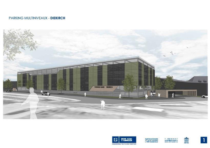 Parkhaus gare Diekirch
