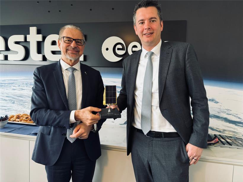 Partner bei der Erforschung des Weltraums: ESA-Direktor Josef Aschbacher und Wirtschaftsminister Lex Delles
