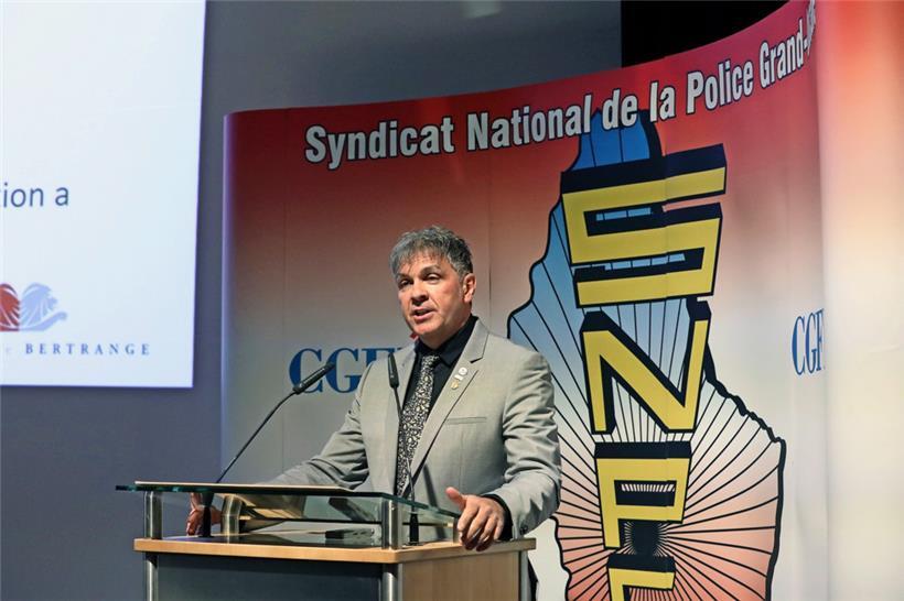 Pascal Riquier, Präsident der Polizeigewerkschaft SNPGL 
