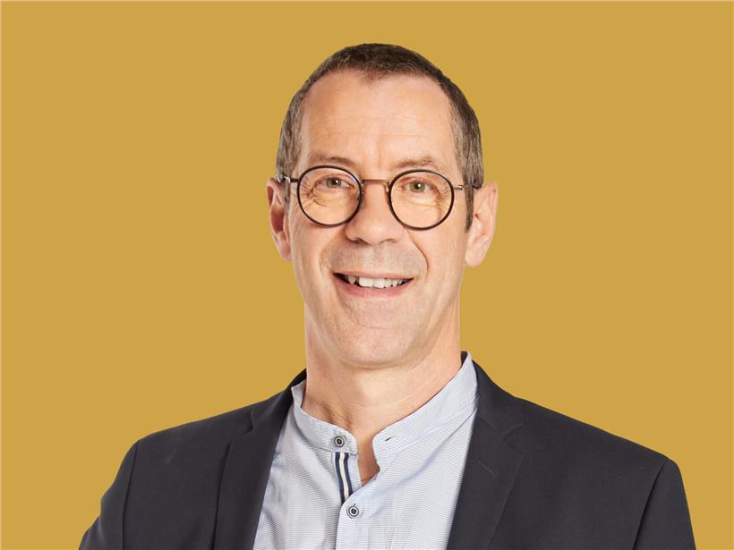 Patrick Calmus bei der Ernennung zum neuen Schöffen in der Gemeinde Leudelingen, offizielles Porträt