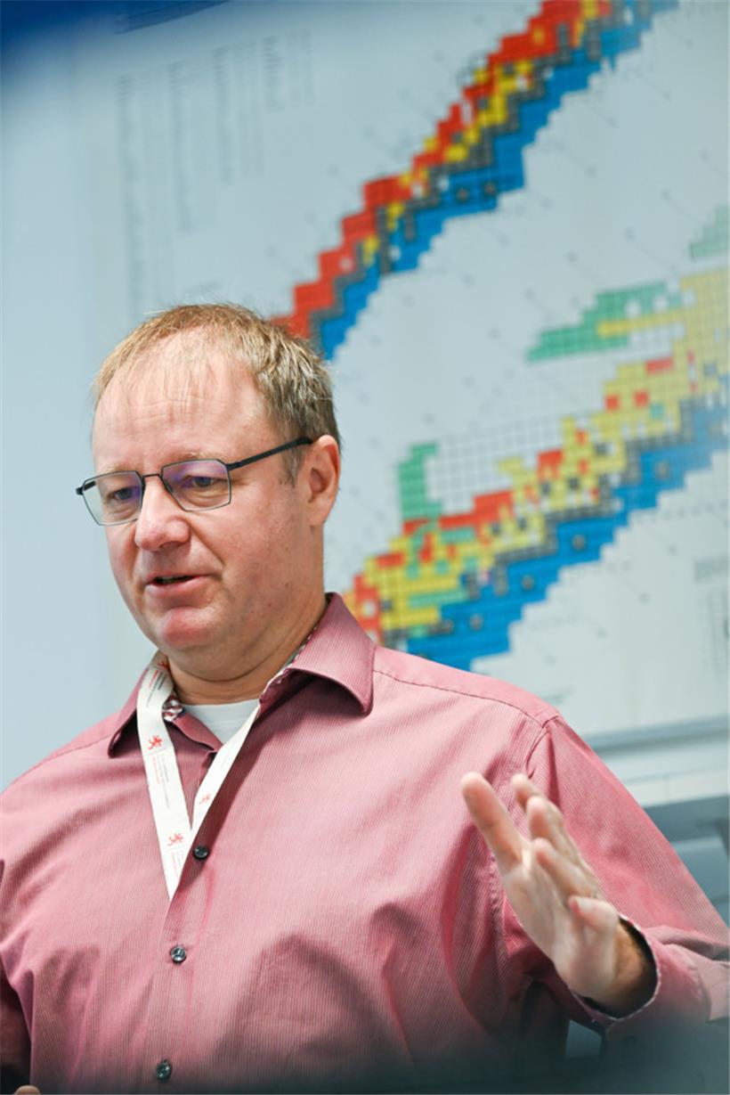 Patrick Majerus, Leiter der Strahlenschutzabteilung
