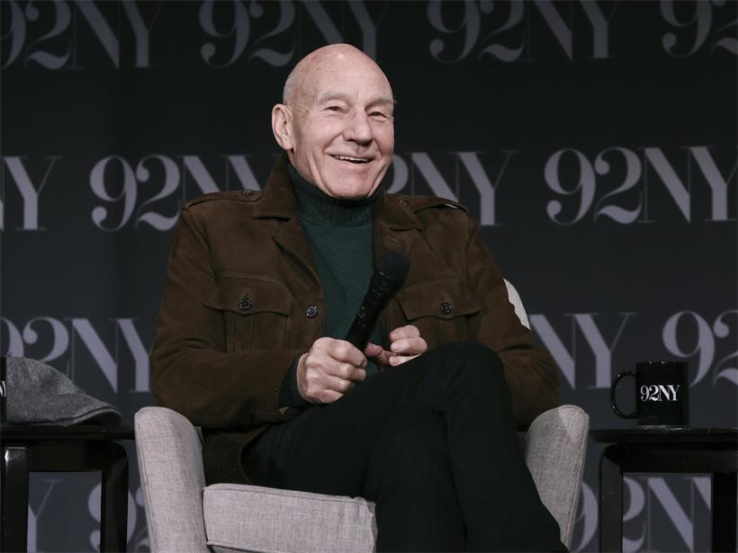 Patrick Stewart bei einer Vorführung von „Star Trek: Picard“ in New York im Jahr 2023