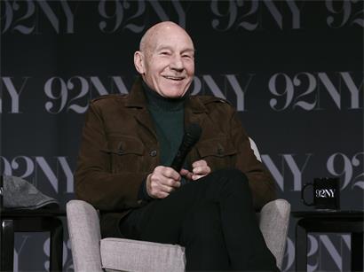 Patrick Stewart bei einer Vorführung von „Star Trek: Picard“ in New York im Jahr 2023