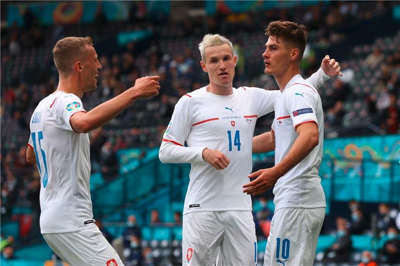 Patrik Schick trug maßgeblich zum 2:0-Erfolg der Tschechen über Schottland bei
