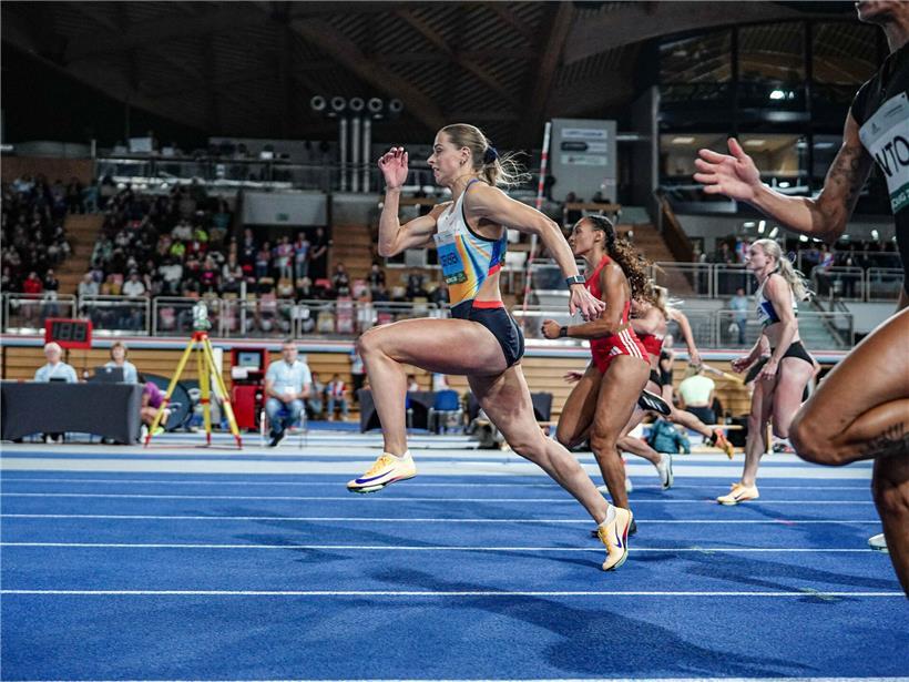 Patrizia Van der Weken sprintet zum vierten Sieg in Folge über 60 Meter beim CMCM Meeting