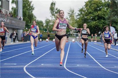 Patrizia Van der Weken gewann souverän den Titel
