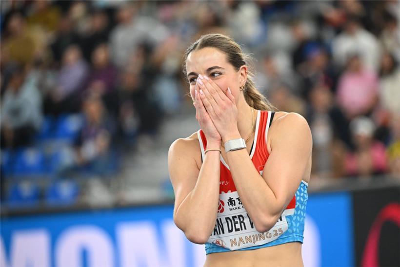 Patrizia Van der Weken holte am Samstag über 60 m WM-Bronze
