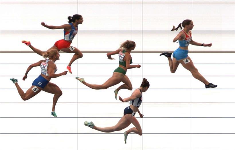 Patrizia Van der Weken (r.) gewann am Dienstag das 100-m-Rennen der „European Team Championships“
